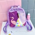 2022 جديدة نمط جديد Clear Girls Backpack Ladies Ladies Bag PVC School Bag